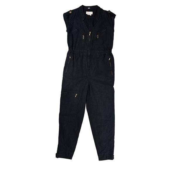 Anthropologie Pants - Anthropologie Halsey Utility Jumpsuit Boiler Suit Black Lyocell Size XS
